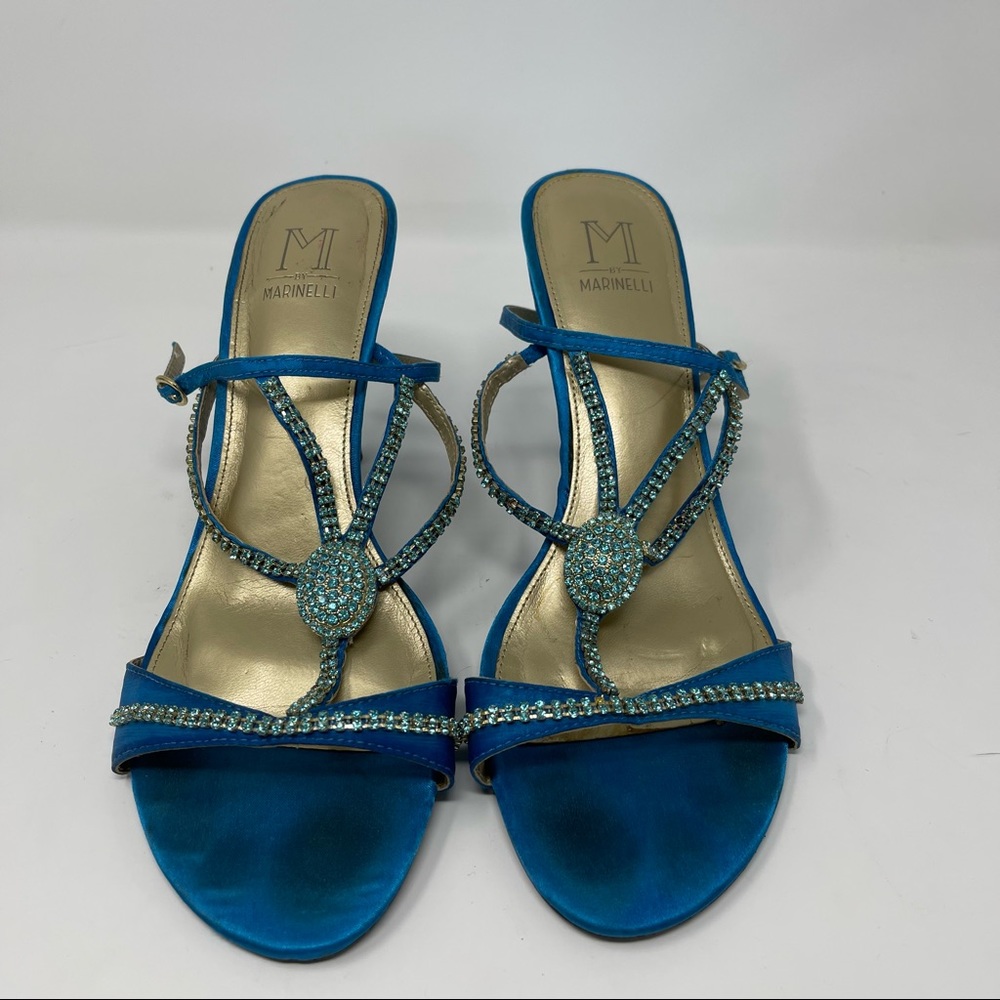 M by Marinelli Blue/Aqu Heeled Sandals